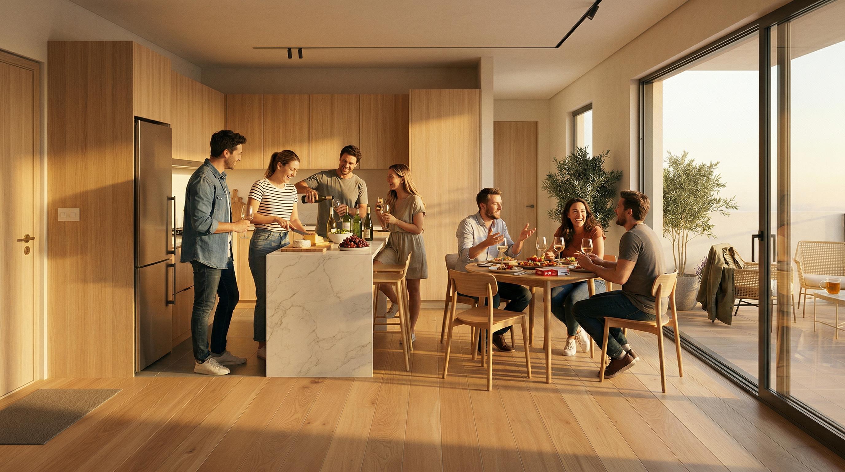 Luxury kitchen in a Lisbon property